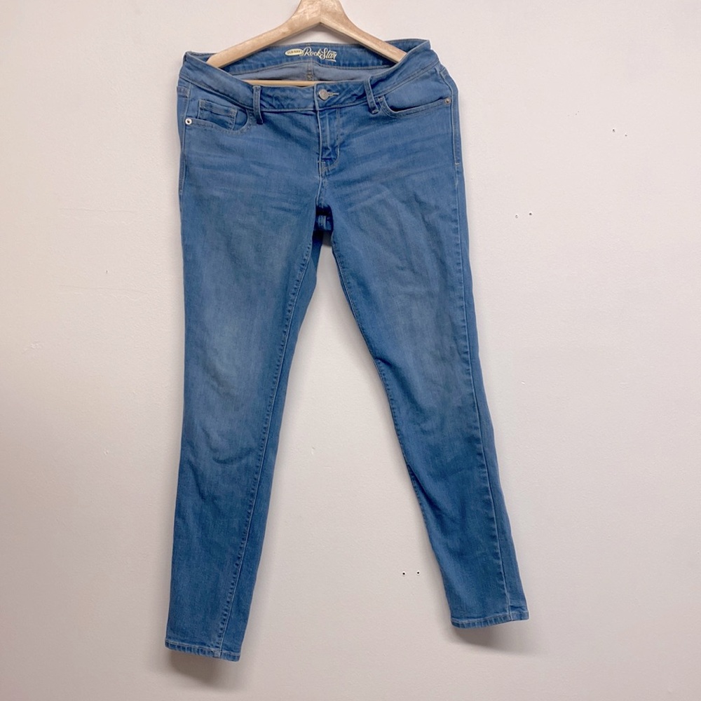 Old Navy rockstar skinny leg jeans size 10 super stretchy